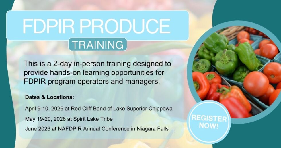 FDIPR Produce Training to Be Held - Indigenous Food and Agriculture ...